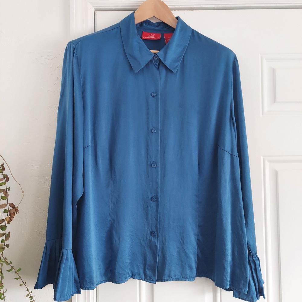Oscar de la Renta Silk Blouse
